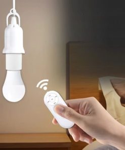 Remote controlled E27 LED lamp