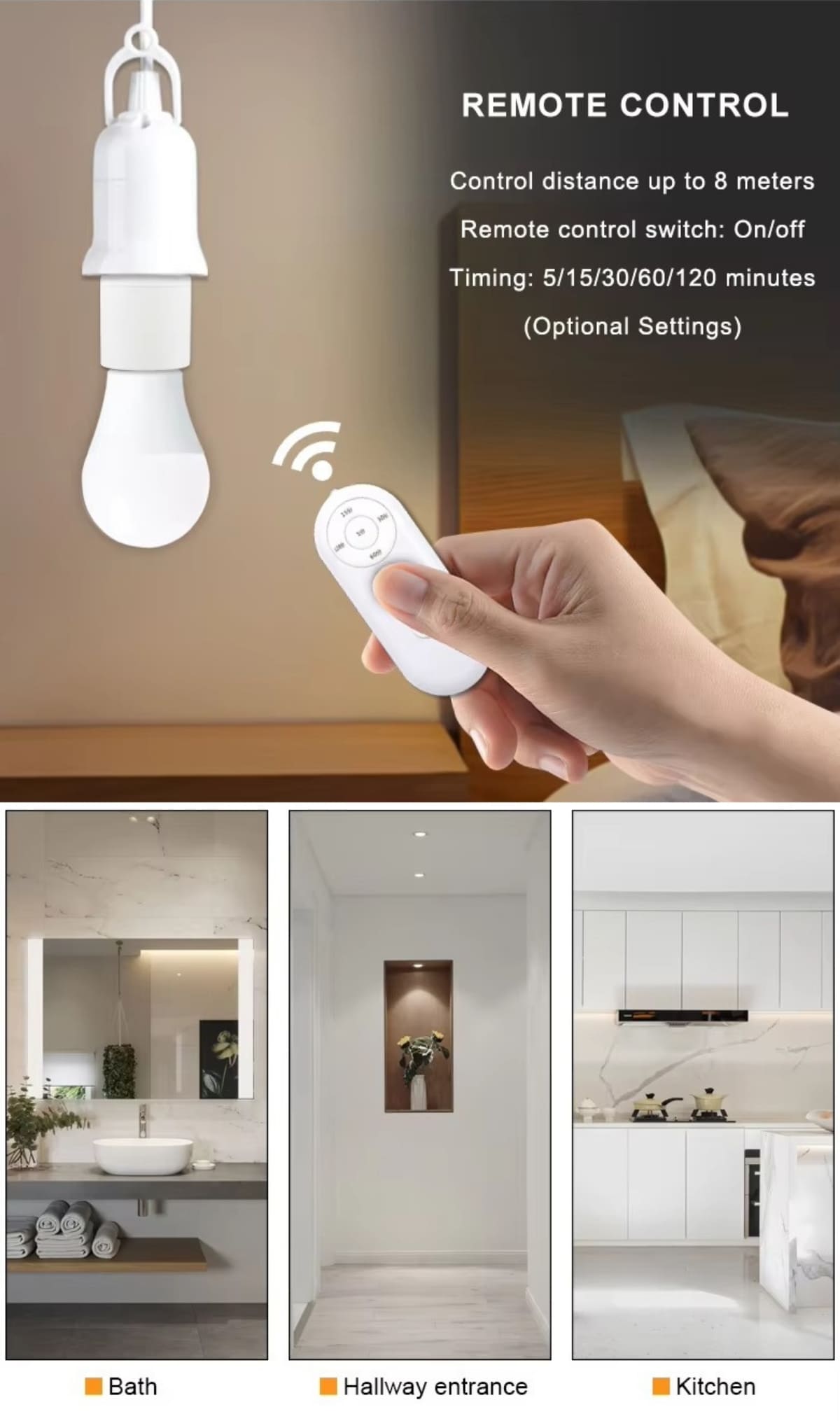 Smart lamp holder for home