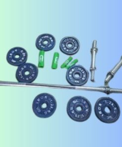 Alternative view of 10 kg dumbbell set with adjustable weight