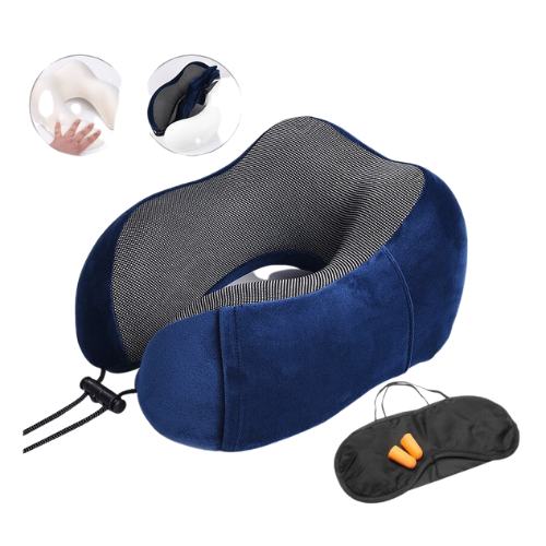 Best travel neck pillow with Eye Masks + Ear buds - Image 3