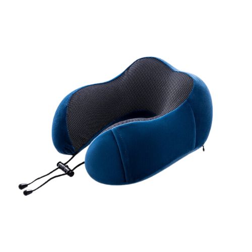 Memory Foam Neck Pillow for Airplane Sleeping by Car - Image 2