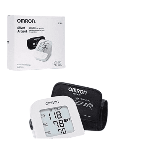 Omron Silver Blood Pressure Monitor Blood Pressure Machine - Image 2