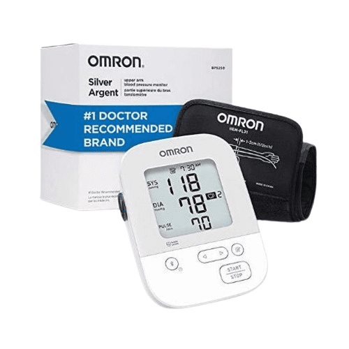 Omron Silver Blood Pressure Monitor Blood Pressure Machine