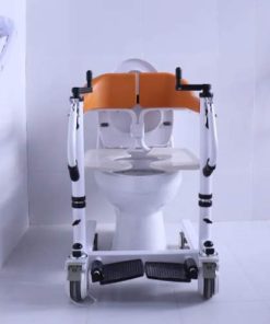 Alternative view of Versatile Transfer Lift Commode Wheelchair for Enhanced Mobility