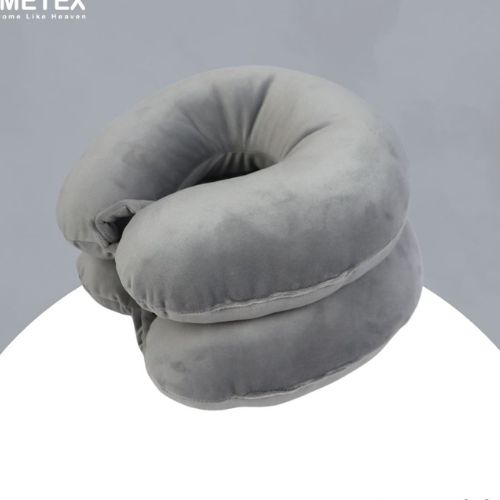 Premium Velvet Travel Neck Pillow - Comfort Guaranteed - Image 2