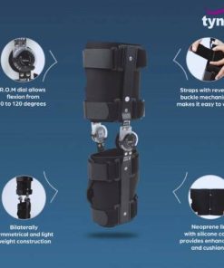 Alternative view of Tynor rom knee brace 22"/56cm